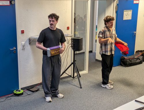 Verwandlung in ein Filmset